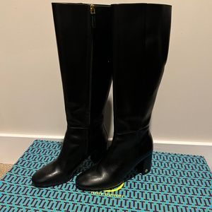 8.5  Tory Burch leather knee boots